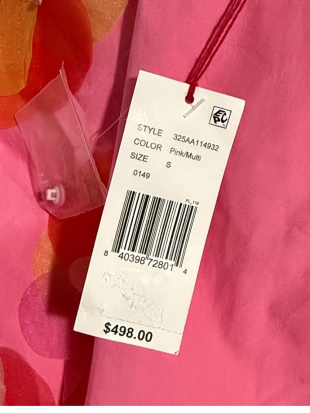NWT Frances Valentine Origami Dress With Organza Flowers - Picture 7 of 8